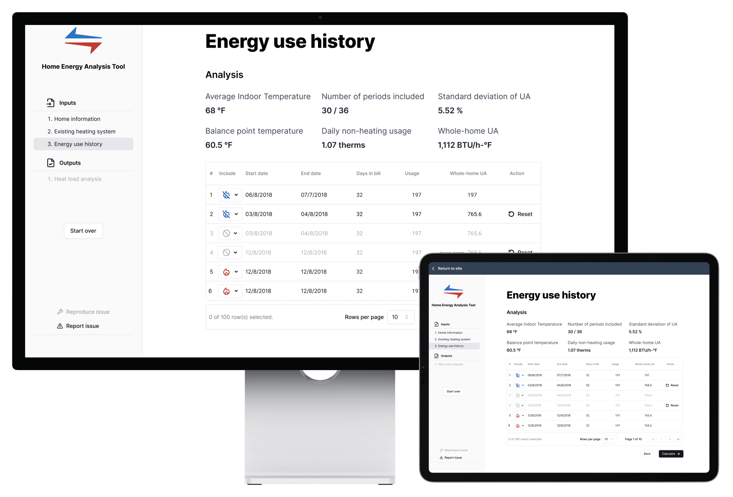 Home Energy Analysis Tool